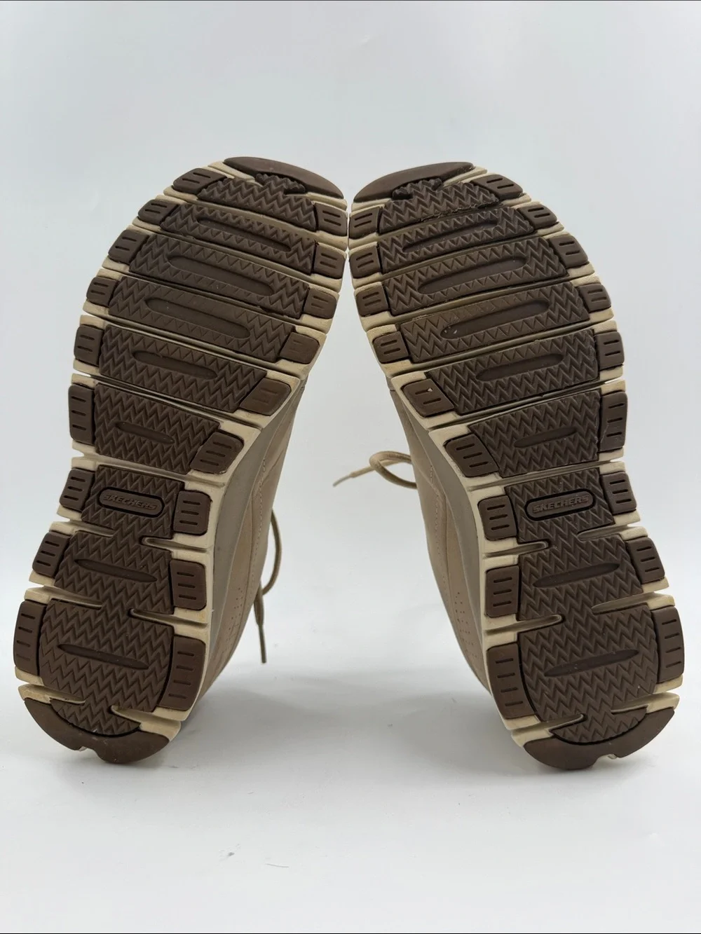 Skechers Sport Flex Fit Women's Beige Shoes Size 9.0 SN (11662)